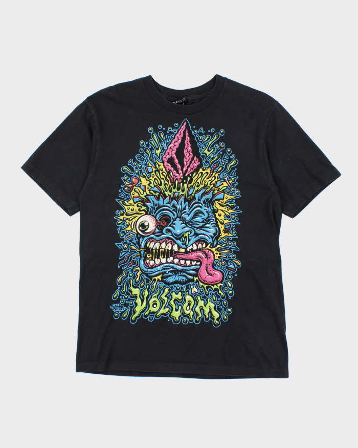 Vintage Y2K Volcom Face Graphic T-Shirt - M