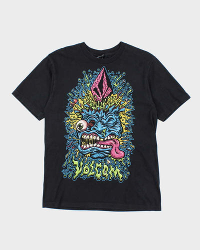 Vintage Y2K Volcom Face Graphic T-Shirt - M