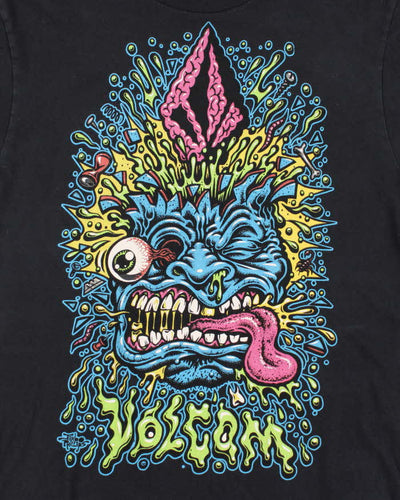 Vintage Y2K Volcom Face Graphic T-Shirt - M