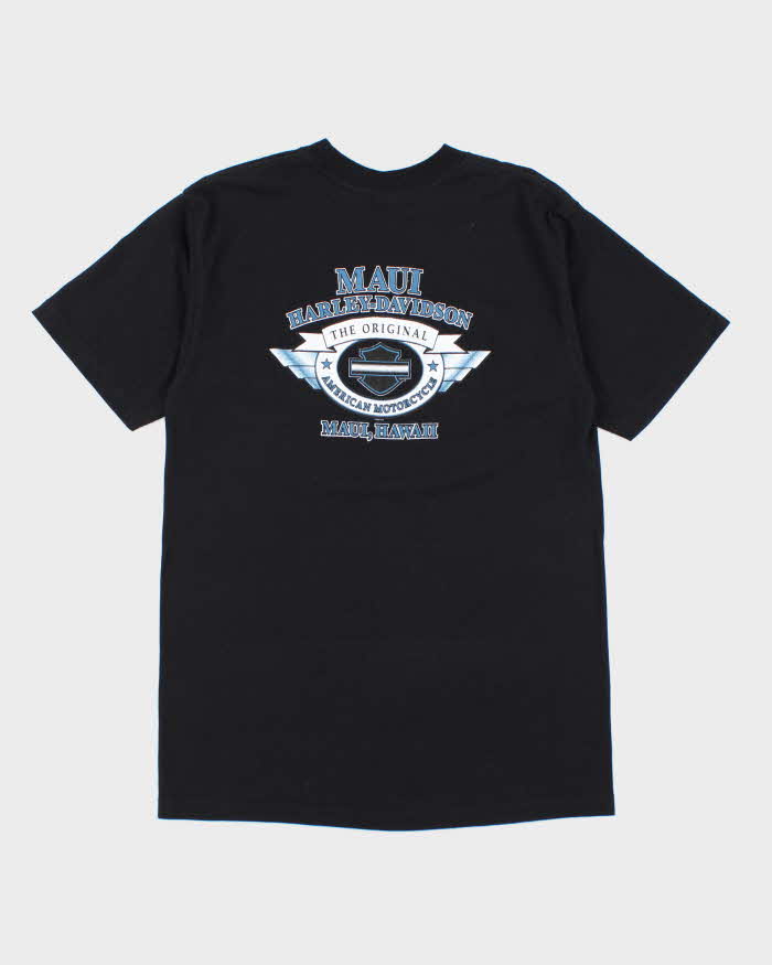 Vintage 90's Harley Davidson Centre Logo Bike T-Shirt - L