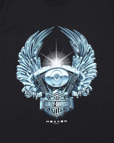 Vintage 90's Harley Davidson Centre Logo Bike T-Shirt - L