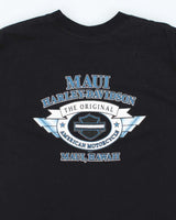Vintage 90's Harley Davidson Centre Logo Bike T-Shirt - L