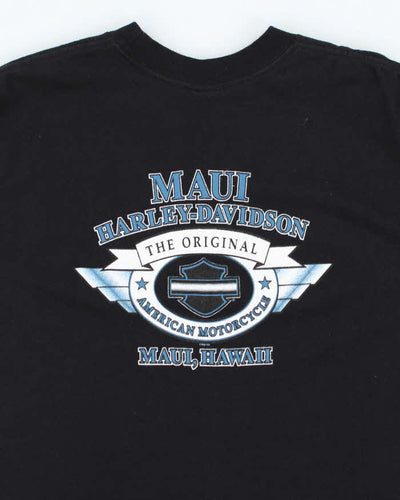 Vintage 90's Harley Davidson Centre Logo Bike T-Shirt - L