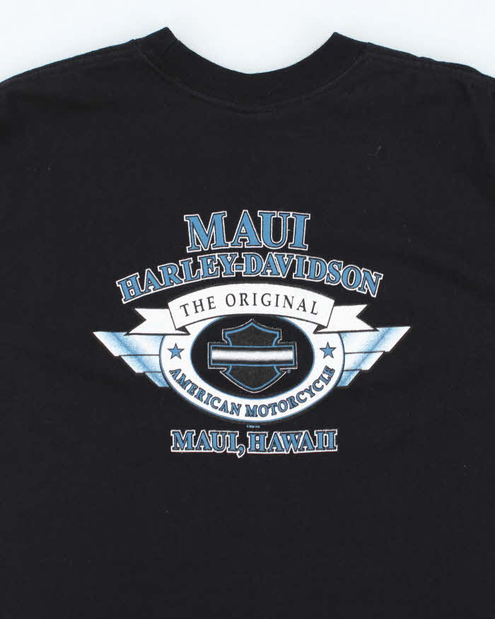 Vintage 90's Harley Davidson Centre Logo Bike T-Shirt - L
