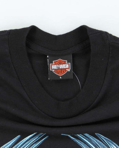 Vintage 90's Harley Davidson Centre Logo Bike T-Shirt - L