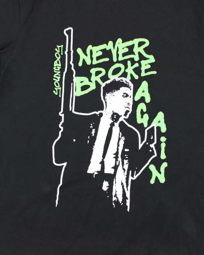 V-Lone x NBA Young Boy Never Broke Again Graphic T-Shirt - XL