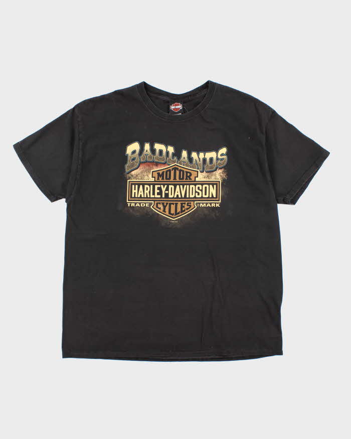 Vintage Harley Davidson Badlands Oversized Graphic T-Shirt - XXL