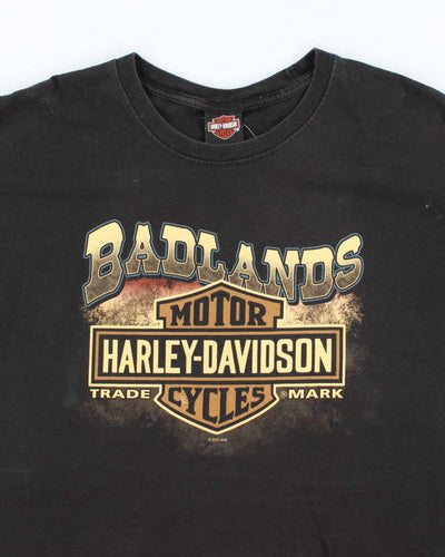 Vintage Harley Davidson Badlands Oversized Graphic T-Shirt - XXL