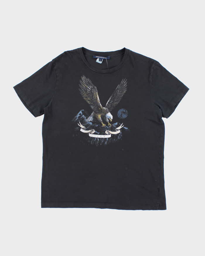 Vintage Y2K French Connection FCUK Eagle Graphic T-Shirt - L
