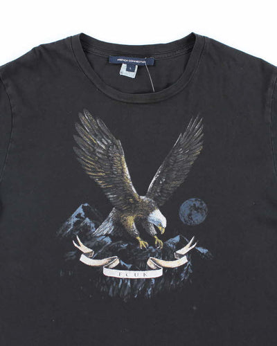 Vintage Y2K French Connection FCUK Eagle Graphic T-Shirt - L