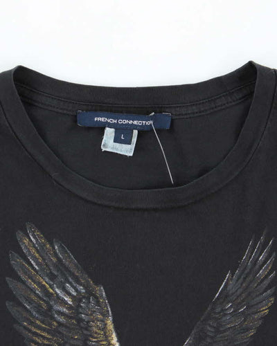 Vintage Y2K French Connection FCUK Eagle Graphic T-Shirt - L
