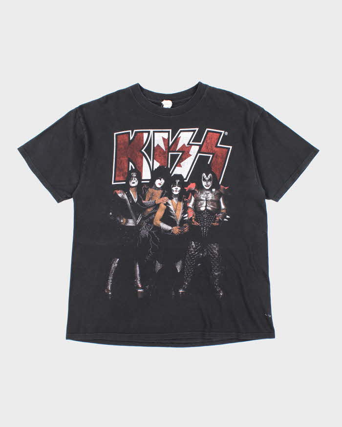 Vintage 2000's Kiss Group Band Graphic T-Shirt - XL