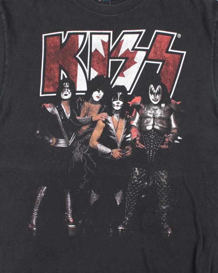 Vintage 2000's Kiss Group Band Graphic T-Shirt - XL