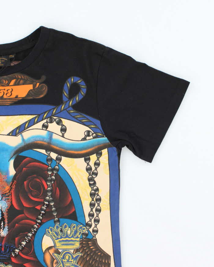 Vintage 2000's Christian Audiger Deadstock with Tags All Over Print T-Shirt - M