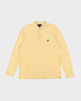Vintage 2000's Chaps by Ralph Lauren Long Sleeve Polo Shirt - L