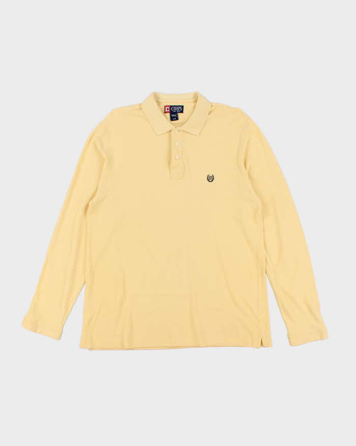 Vintage 2000's Chaps by Ralph Lauren Long Sleeve Polo Shirt - L