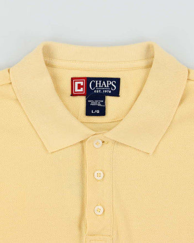 Vintage 2000's Chaps by Ralph Lauren Long Sleeve Polo Shirt - L