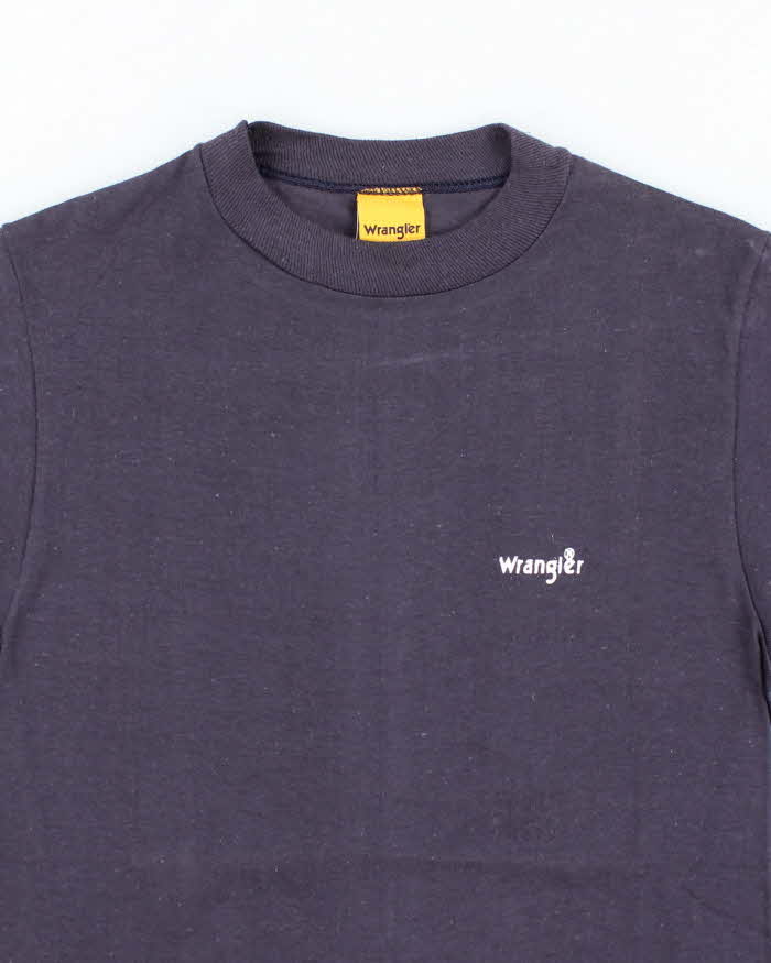 Vintage 70's Wrangler Small Logo Single Stitch T-Shirt - S