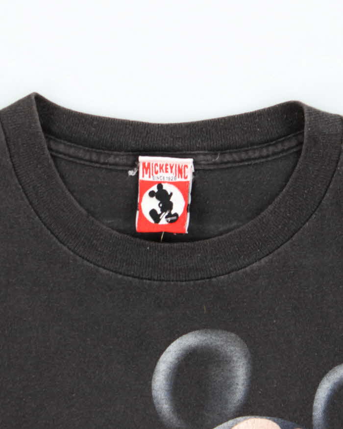 Vintage 90's Disney Mickey Mouse Spell Out T-Shirt - L