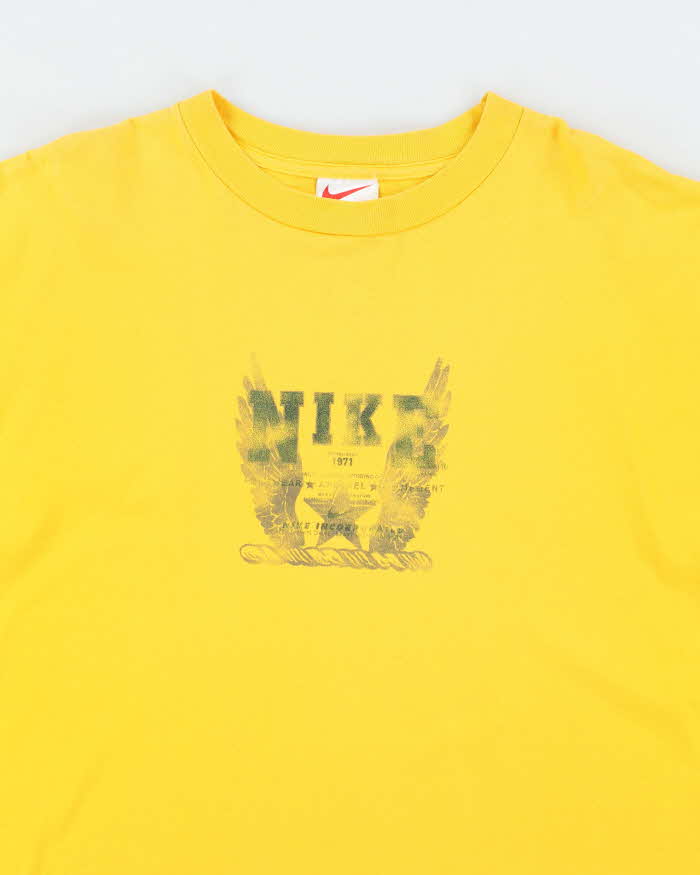 Vintage Y2K Nike Faded Graphic T-Shirt - XL