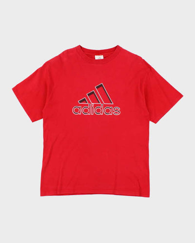 Vintage Y2K Adidas Spell Out Graphic T-Shirt - L