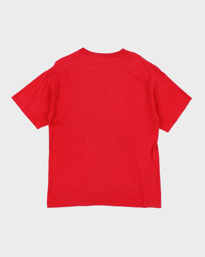 Vintage Y2K Adidas Spell Out Graphic T-Shirt - L