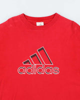 Vintage Y2K Adidas Spell Out Graphic T-Shirt - L