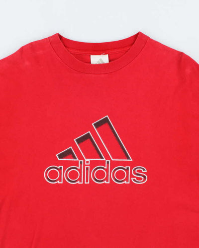 Vintage Y2K Adidas Spell Out Graphic T-Shirt - L