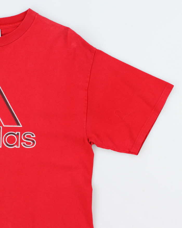 Vintage Y2K Adidas Spell Out Graphic T-Shirt - L