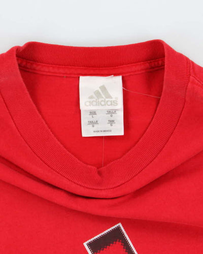 Vintage Y2K Adidas Spell Out Graphic T-Shirt - L