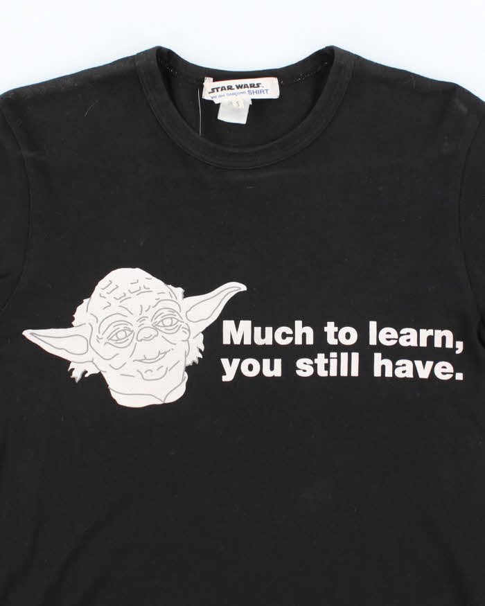 Vintage Comme Des Garcons x Star Wars Yoda Graphic T-Shirt - S