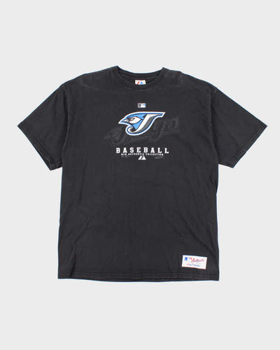 Vintage Majestic Toronto Blue Jays Graphic Sports T-Shirt - XL