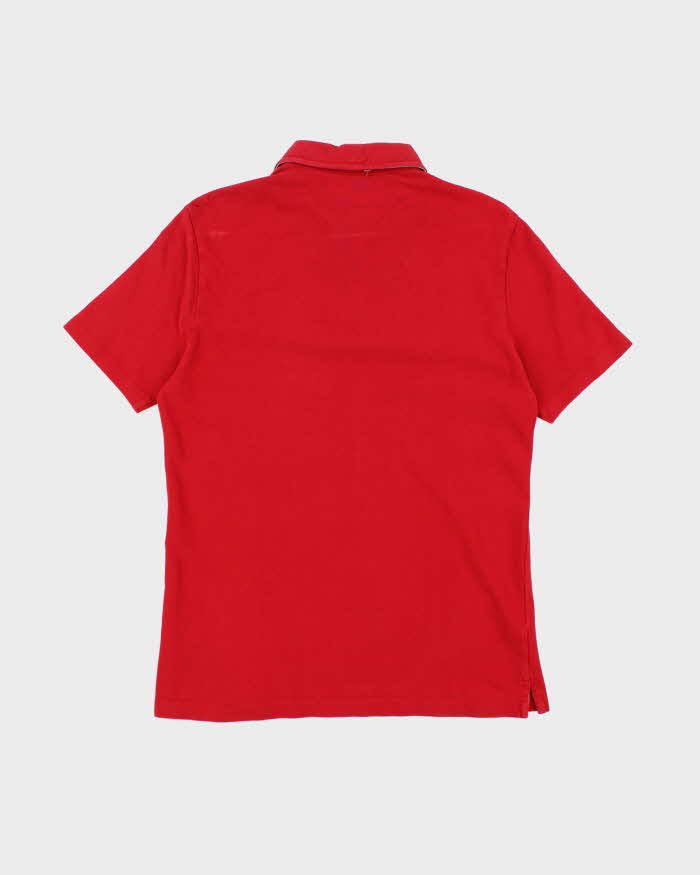 Vintage Y2K Burberry Small Embroidered Logo Polo Shirt - M