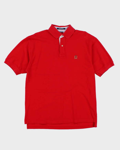 Vintage 90's Tommy Hilfiger Small Crest Polo Shirt - M