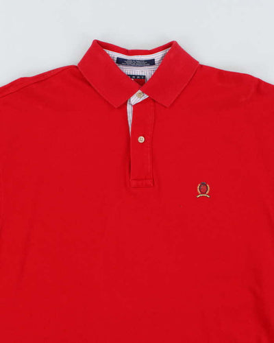 Vintage 90's Tommy Hilfiger Small Crest Polo Shirt - M