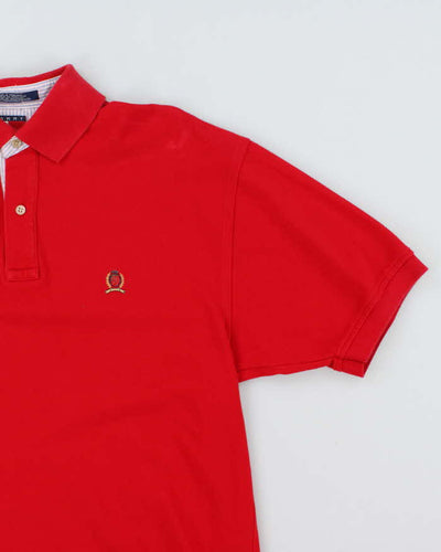 Vintage 90's Tommy Hilfiger Small Crest Polo Shirt - M