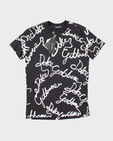 Vintage Y2K Dolce &amp; Gabbana Deadstock All Over Print T-Shirt - S