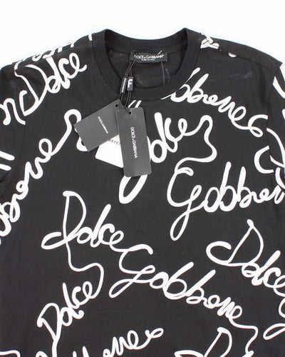 Vintage Y2K Dolce & Gabbana Deadstock All Over Print T-Shirt - S