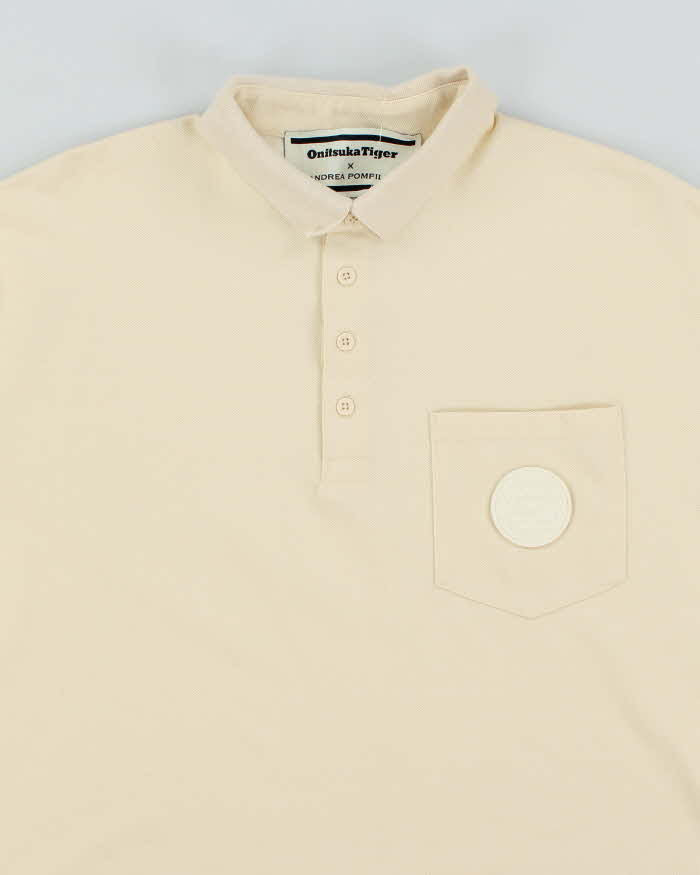 Onitsuka Tiger x Andrea Pompilio Patch Logo Pocket Polo Shirt - L