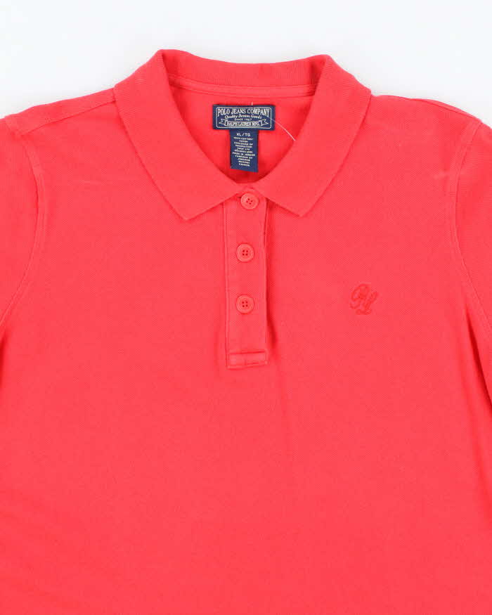 Vintage Y2K Ralph Lauren Small RL Embroidered Polo Shirt - XL