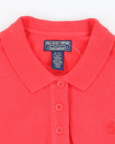 Vintage Y2K Ralph Lauren Small RL Embroidered Polo Shirt - XL