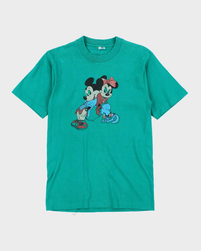 Vintage 90's Disney Mickey & Minnie Mouse Graphic T-Shirt - M