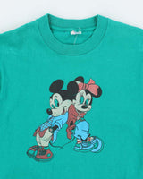 Vintage 90's Disney Mickey &amp; Minnie Mouse Graphic T-Shirt - M