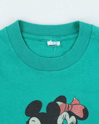 Vintage 90's Disney Mickey & Minnie Mouse Graphic T-Shirt - M