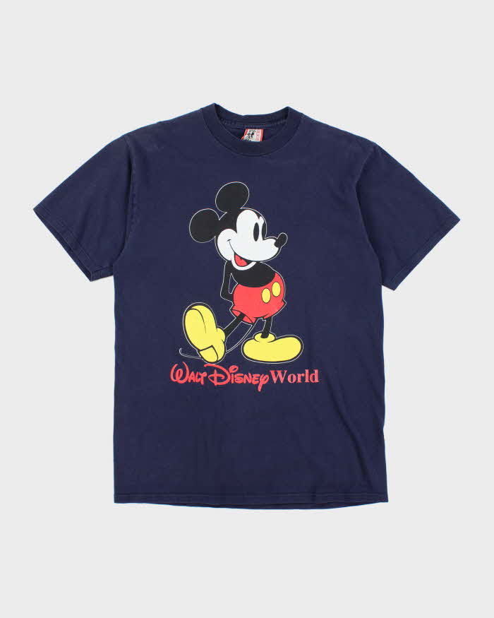 Vintage 90's Disney World Mickey Mouse Graphic T-Shirt - L