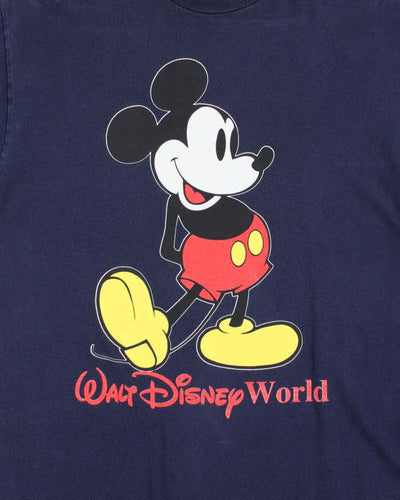 Vintage 90's Disney World Mickey Mouse Graphic T-Shirt - L