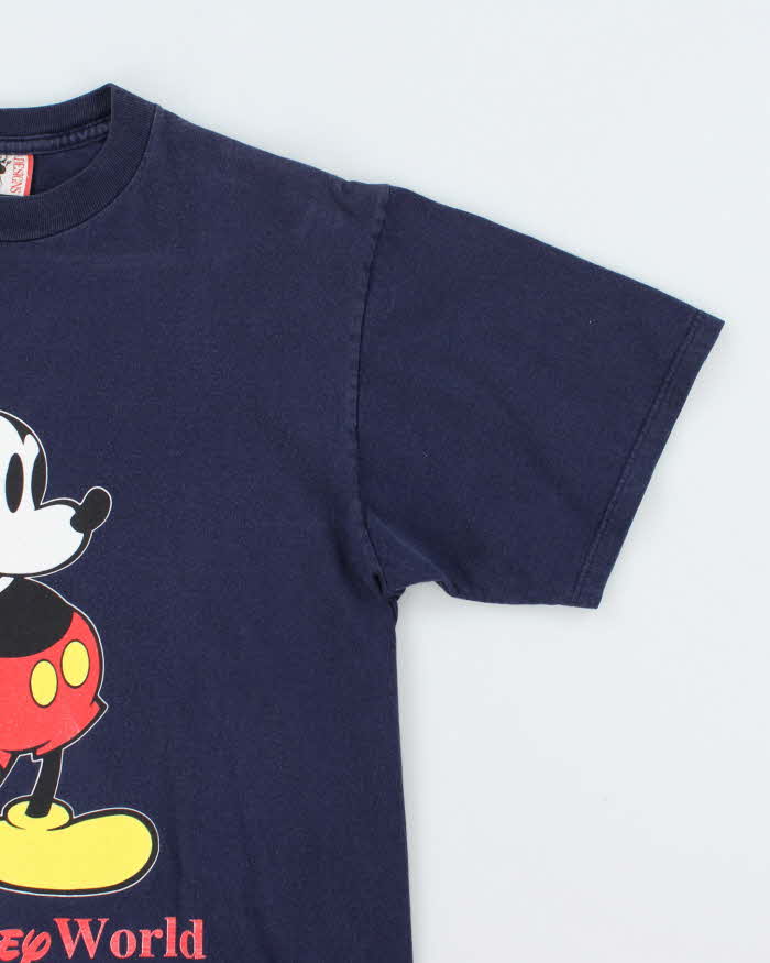 Vintage 90's Disney World Mickey Mouse Graphic T-Shirt - L
