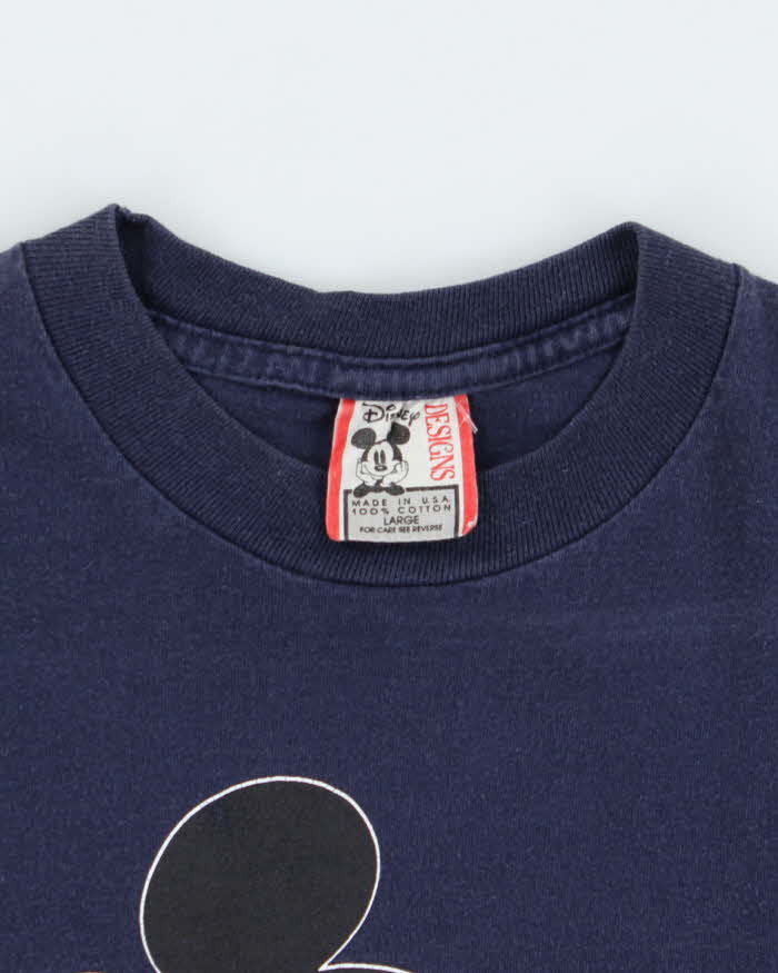 Vintage 90's Disney World Mickey Mouse Graphic T-Shirt - L