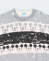 Vintage 90's Disney Mickey Mouse All Over Print Patterned T-Shirt - L