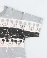 Vintage 90's Disney Mickey Mouse All Over Print Patterned T-Shirt - L
